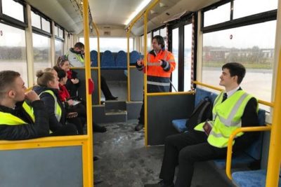 web Airside visit and talk 400x267 - World of Work Week Wows Aviation Students alt