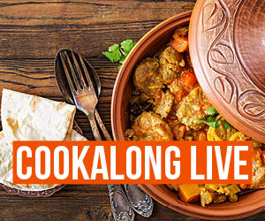 Cookalong Live – Moroccan Chicken & Vegetable Stew with Flatbreads