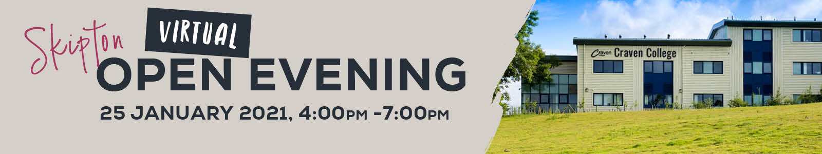 VIRTUAL Open Evening – Skipton 89395
