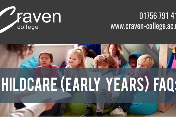 Childcare (Early Years) for School Leavers FAQs