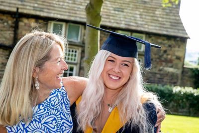Female student celebrating with mum 400x267 - Craven College celebrates its graduates’ success alt