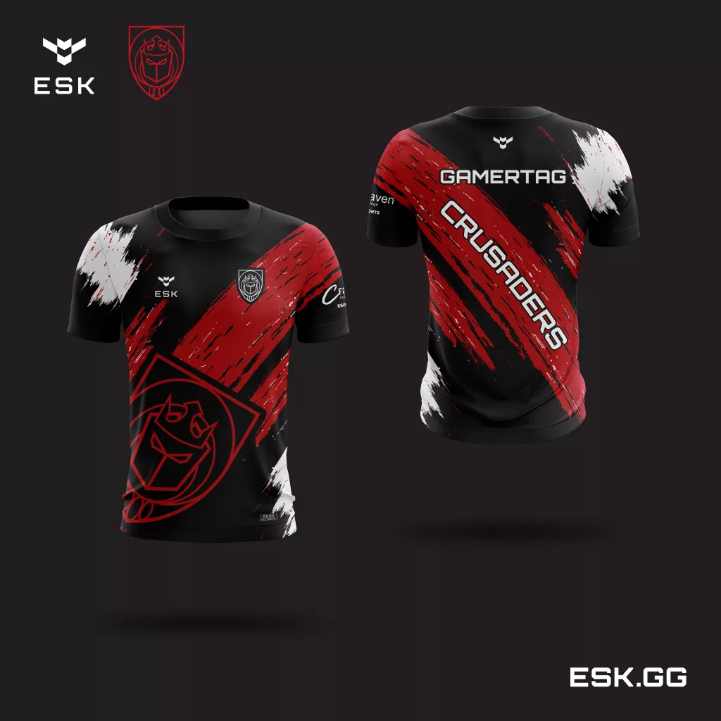 ESK x Craven College Crusaders Esports Jersey Concept v2 1024x1024 - Craven Crusaders are ready for battle alt