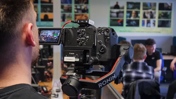 Campus Provides Backdrop for Film Shoot - 