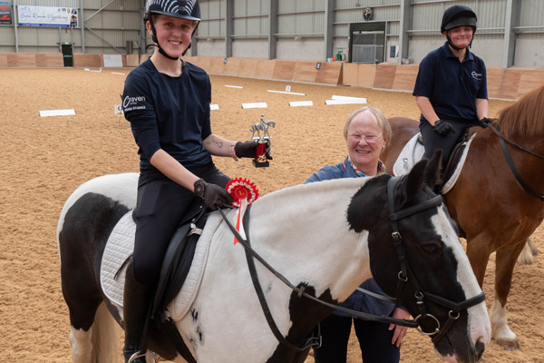 Dressage competition at Craven Equine Arena