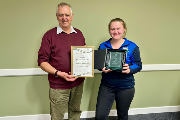 Agriculture Apprentice Eleanor Greenwood