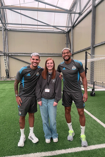 Amelie Brown football trip