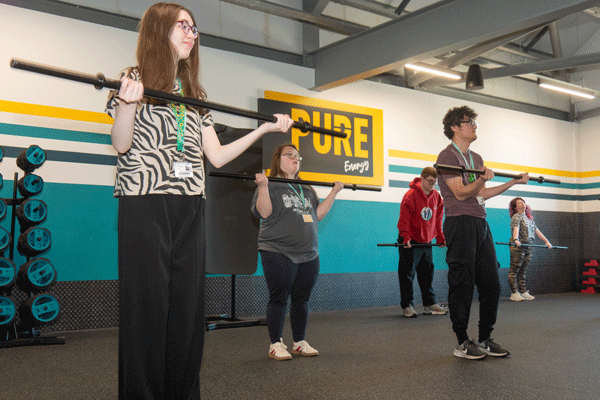 Foundation Learning Gym visit