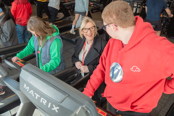 Foundation Learning Gym visit